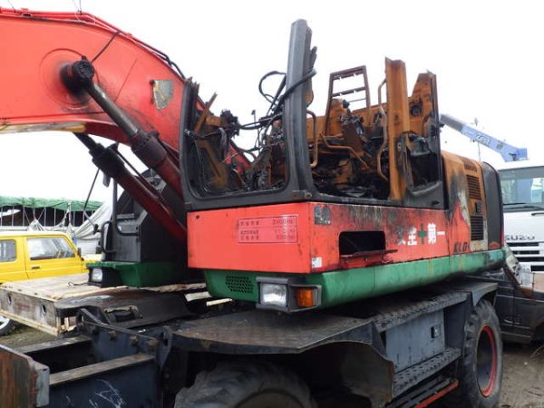 UOTANI KLG-6800 ★ Excavator ★ Wheel Excavator, Long Reach, w/ Arm, w/o Attachment - Image 48