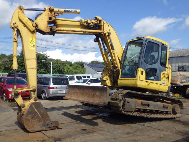 KOMATSU PC128UU-8 ★ Excavator ★ 500G+PAD, Blade, OffsetBoom, A/C, EPA