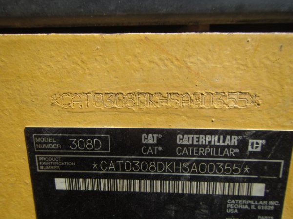 CAT 308DCR ★ Excavator ★ 450G+PAD, COM-Piping, Blade, A/C, EPA, IWAFUJI Processor GP-25A - Image 48