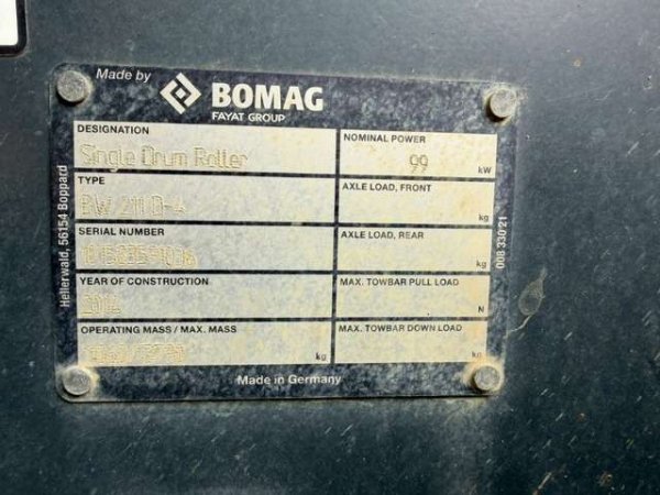 BOMAG BW211D-4 ★ Road Equipment ★ Vibration Roller, CAB - Image 48