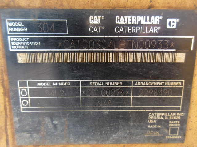 CAT 304CR ★ Mini Excavator ★ 400R, CNP, 4-PIPING, Blade