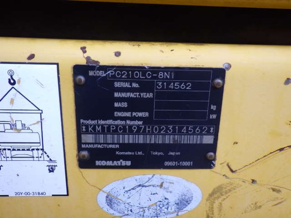 KOMATSU PC210LC-8N1 ★ Excavator ★ F, Link-CAB, Rotary Grapple, Piping, - изображение 12