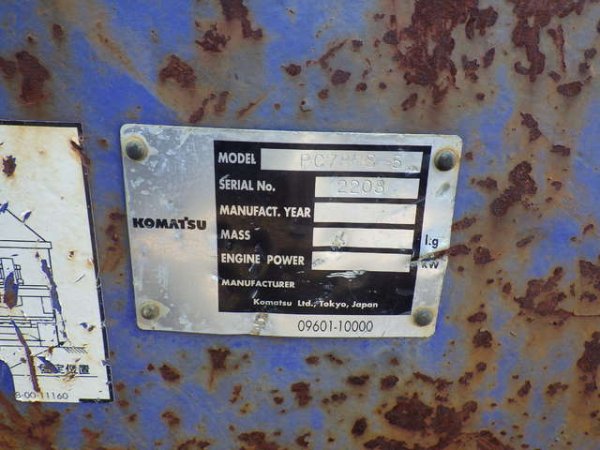 KOMATSU PC78US-5 ★ Excavator ★ G, Blade, Piping - Image 11
