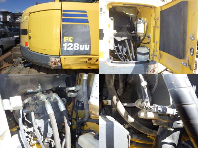 KOMATSU PC128UU-8 ★ Excavator ★ 500G+PAD, Blade, OffsetBoom, A/C, EPA