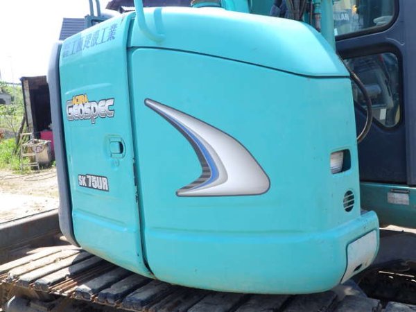 KOBELCO SK75UR-5 ★ Excavator ★ 450G+PAD, Arm Crane, Blade, Offset Boom, A/C, Multi - Image 43