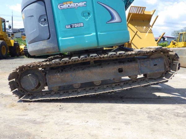 KOBELCO SK75UR-5 ★ Excavator ★ 450G+PAD, Arm Crane, Blade, Offset Boom, A/C, Multi - Image 32