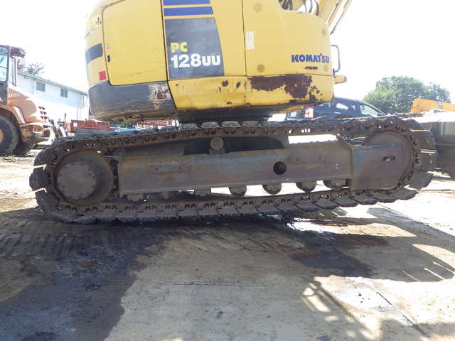 KOMATSU PC128UU-8 ★ Excavator ★ 500G+PAD, Blade, OffsetBoom, A/C, EPA