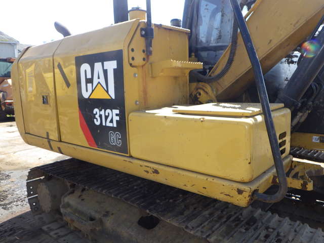 CAT 312FGC ★ Excavator ★ 500G, Hydraulic Fork, Piping, A/C, EPA