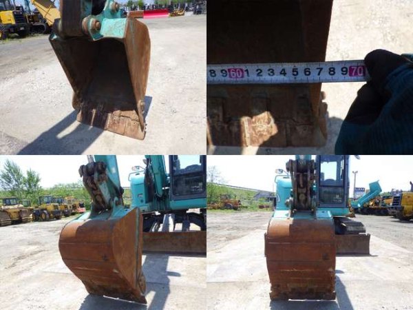 KOBELCO SK75UR-5 ★ Excavator ★ 450G+PAD, Arm Crane, Blade, Offset Boom, A/C, Multi - Image 8