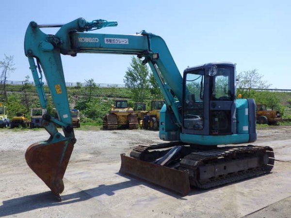KOBELCO SK75UR-5 ★ Excavator ★ 450G+PAD, Arm Crane, Blade, Offset Boom, A/C, Multi - Image 1