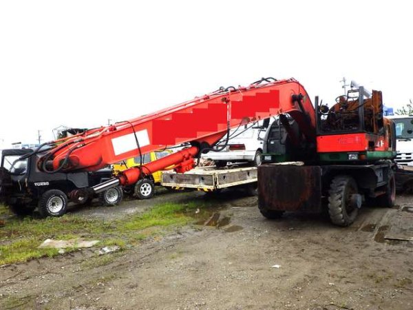 UOTANI KLG-6800 ★ Excavator ★ Wheel Excavator, Long Reach, w/ Arm, w/o Attachment - Image 1