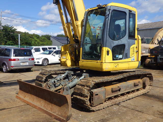 KOMATSU PC128UU-8 ★ Excavator ★ 500G+PAD, Blade, OffsetBoom, A/C, EPA