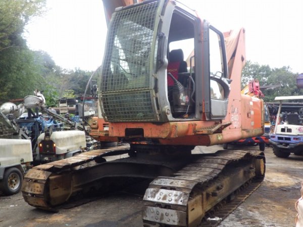 HITACHI ZX240LCK ★ Excavator ★ Flat, Link-CAB, Rotary Grapple, Piping, A/C, w/Lifting Magnet - Image 3