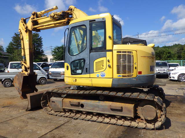 KOMATSU PC128UU-8 ★ Excavator ★ 500G+PAD, Blade, OffsetBoom, A/C, EPA
