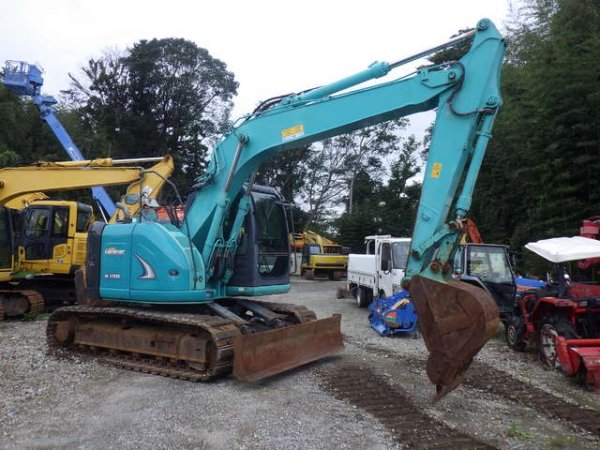 KOBELCO SK125SR ★ Excavator ★ G+Pad, Blade, Arm Crane, M/L, A/C - Image 7