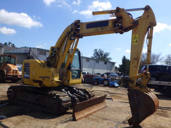 KOMATSU PC128UU-8 ★ Excavator ★ 500G+PAD, Blade, OffsetBoom, A/C, EPA - Image 5