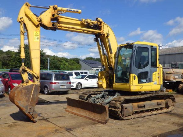KOMATSU PC128UU-8 ★ Excavator ★ 500G+PAD, Blade, OffsetBoom, A/C, EPA - Image 1