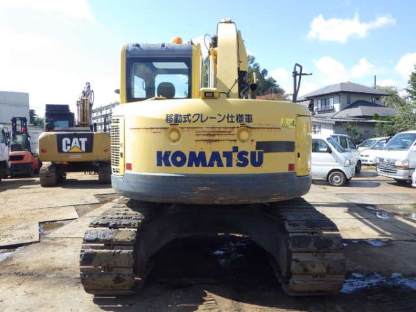 KOMATSU PC128UU-8 ★ Excavator ★ 500G+PAD, Blade, OffsetBoom, A/C, EPA - Image 7